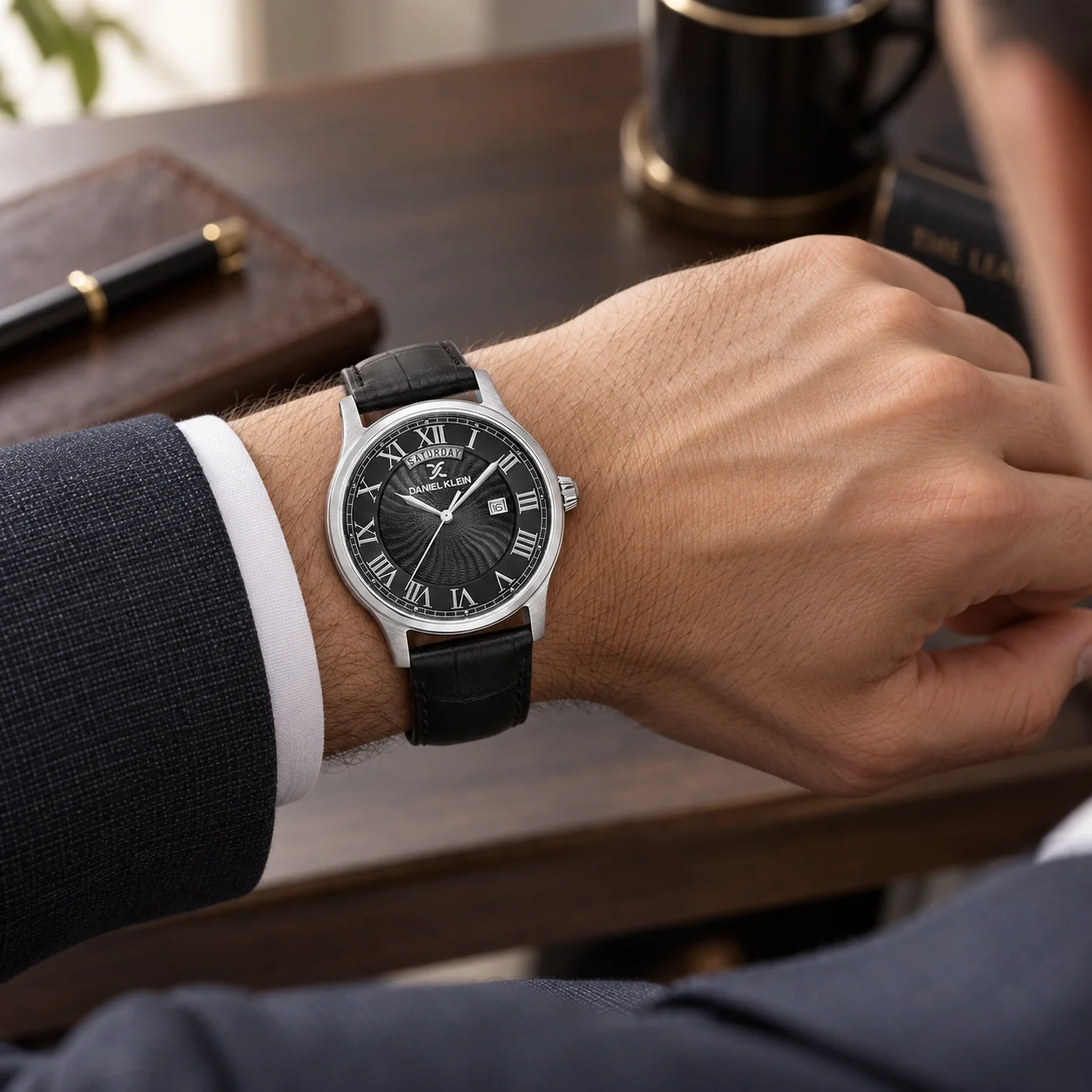Daniel Klein Premium - Ceas Barbatesc Quartz Negru DK.1.14336-2 [2]