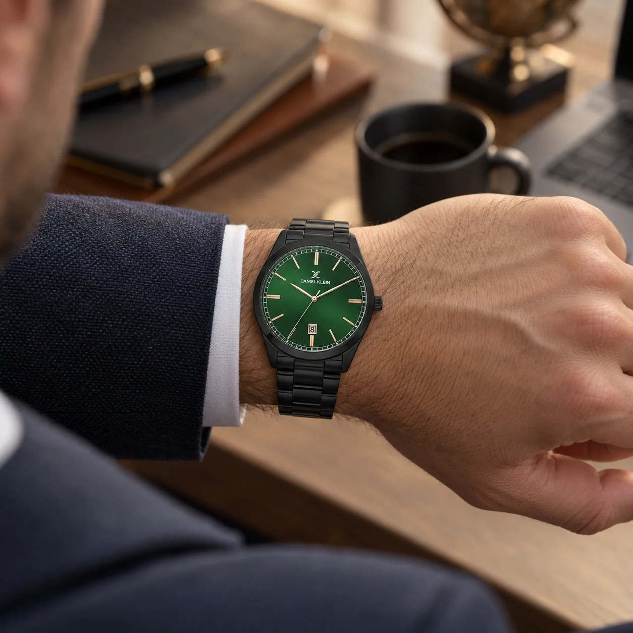 Daniel Klein Premium - Ceas Barbatesc Quartz Negru DK.6.14449-5 [2]