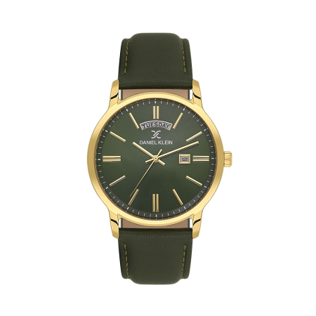 Ceasuri - Daniel Klein Premium - Ceas Barbatesc Quartz Verde DK.6.14204-4