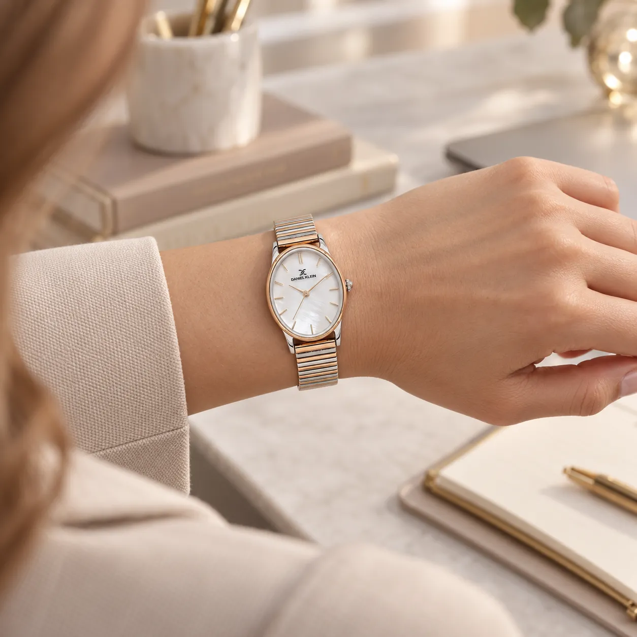 Daniel Klein Premium - Ceas Dama Quartz Auriu Rose DK.1.14296-6 [2]