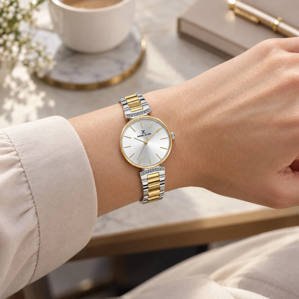 Daniel Klein Premium - Ceas dama quartz auriu si argintiu DK.1.14301-4 [2]