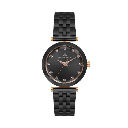 Ceasuri - Daniel Klein Premium - Ceas Dama Quartz Negru DK.6.14189-6