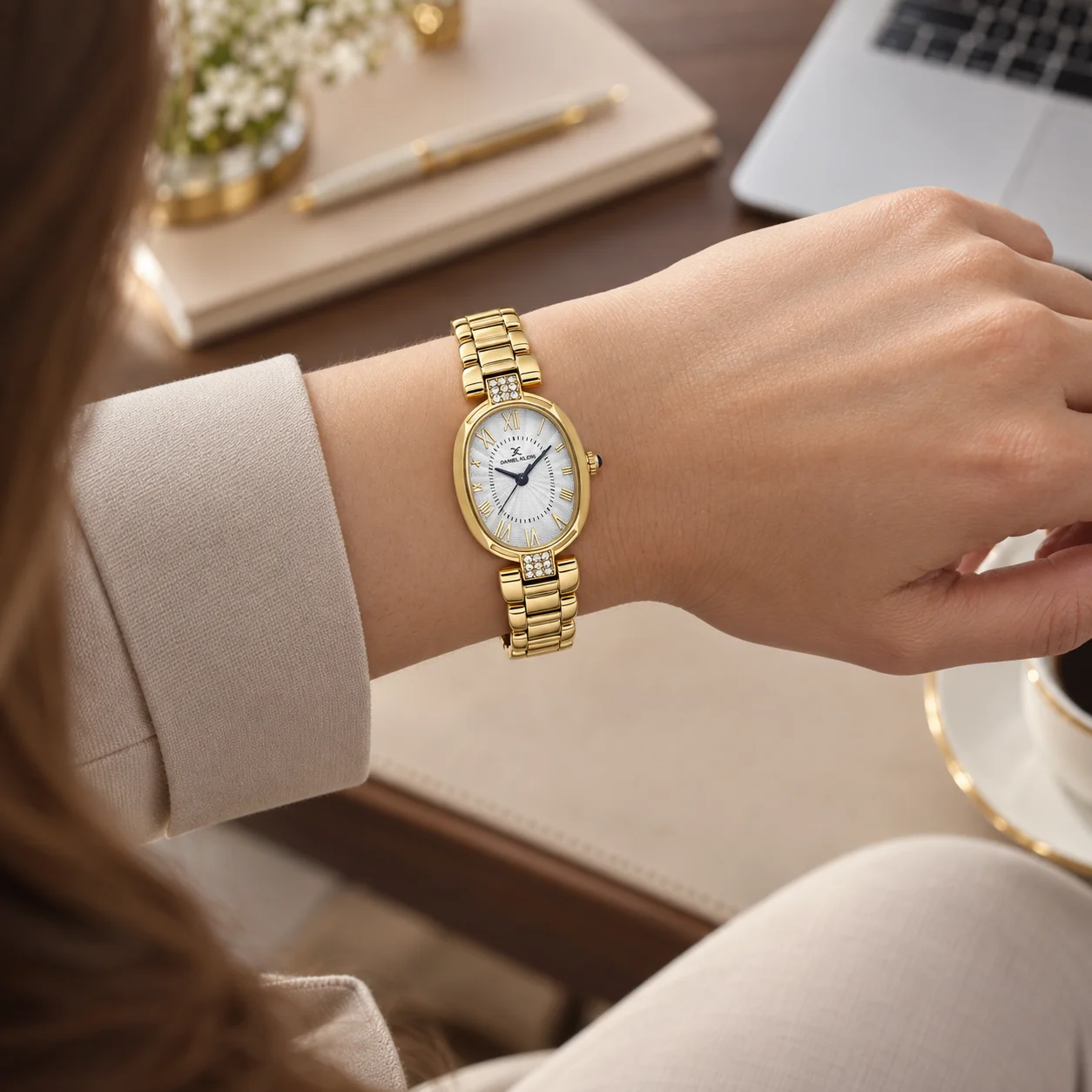 Daniel Klein Premium DK.1.14305-2 - Ceas dama auriu quartz [2]