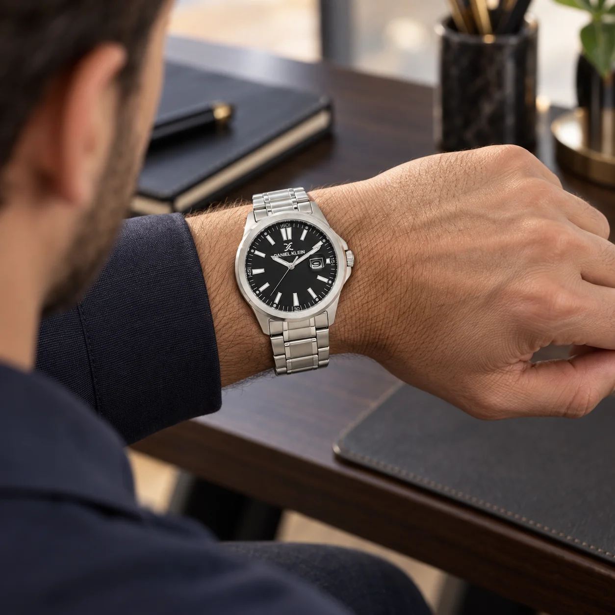 Daniel Klein Premium DK.1.14332-2 - Ceas barbatesc quartz argintiu [2]