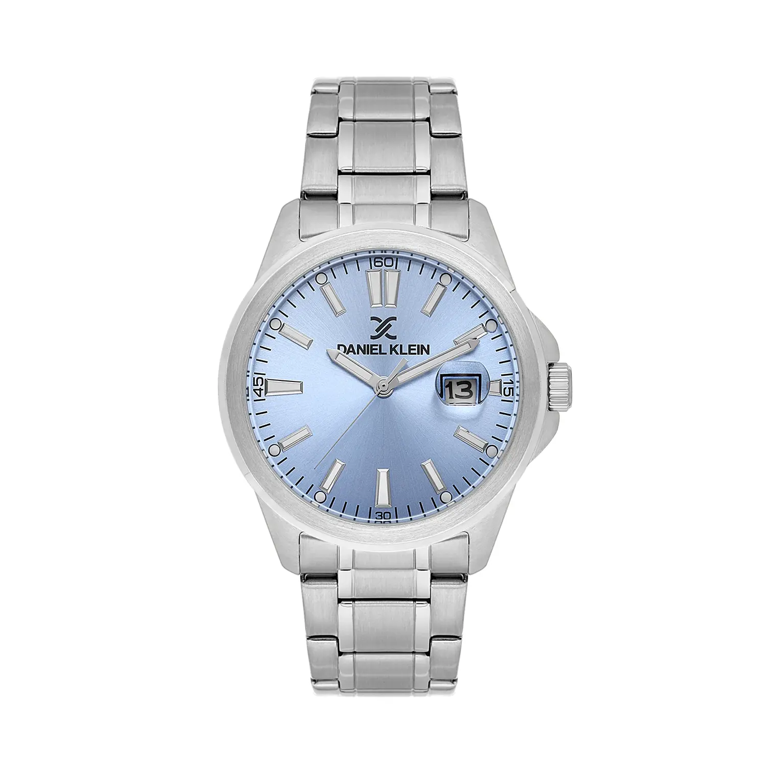 Ceasuri si Ochelari - Daniel Klein Premium DK.1.14332-4 - Ceas barbatesc quartz argintiu cu cadran albastru