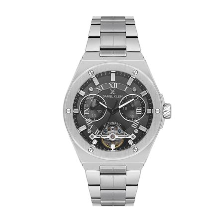 Ceasuri - Daniel Klein Skeleton - Ceas Barbatesc Automatic Argintiu DK.1.14280-2