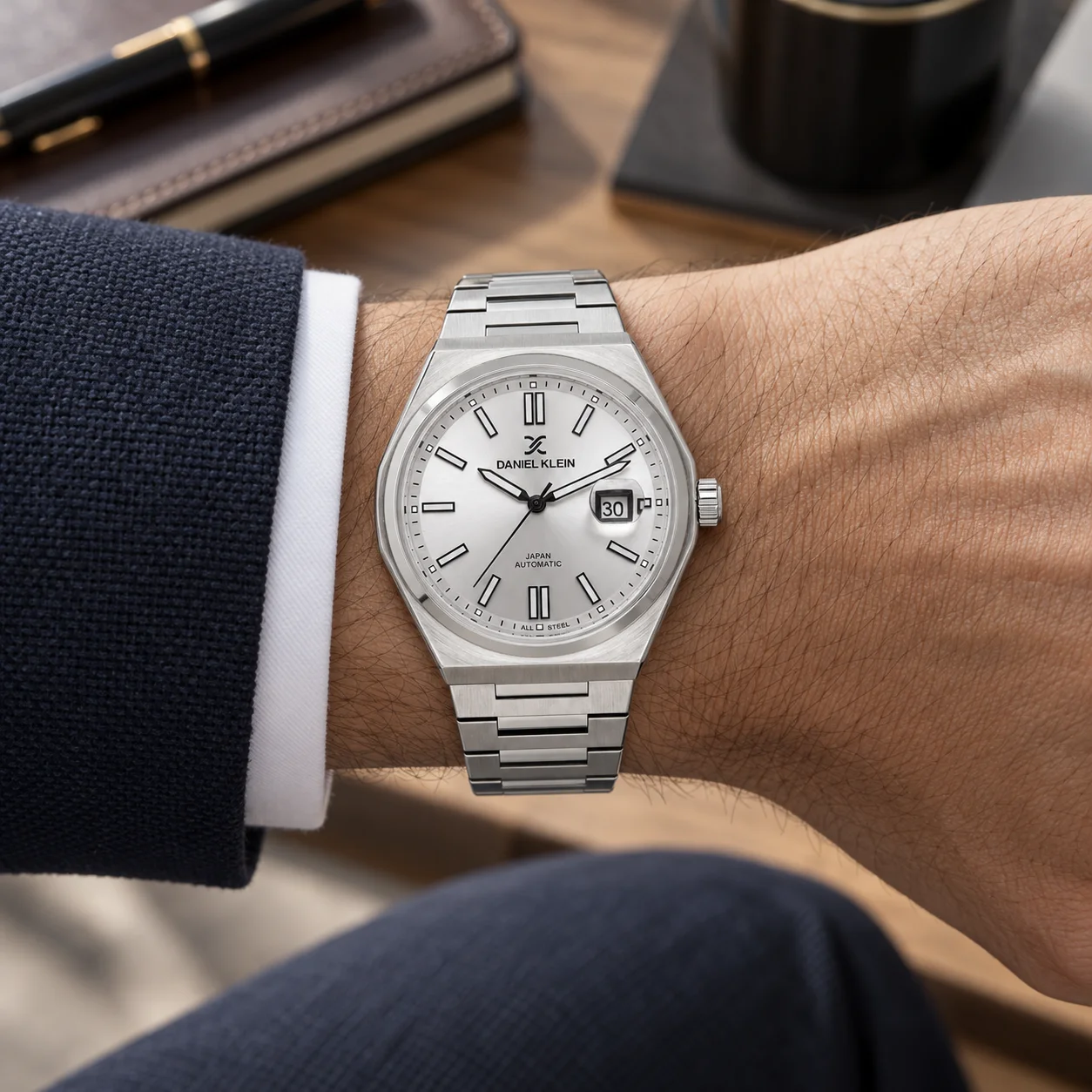 Daniel Klein Skeleton - Ceas Barbatesc Automatic Argintiu DK.1.14394-1 [2]