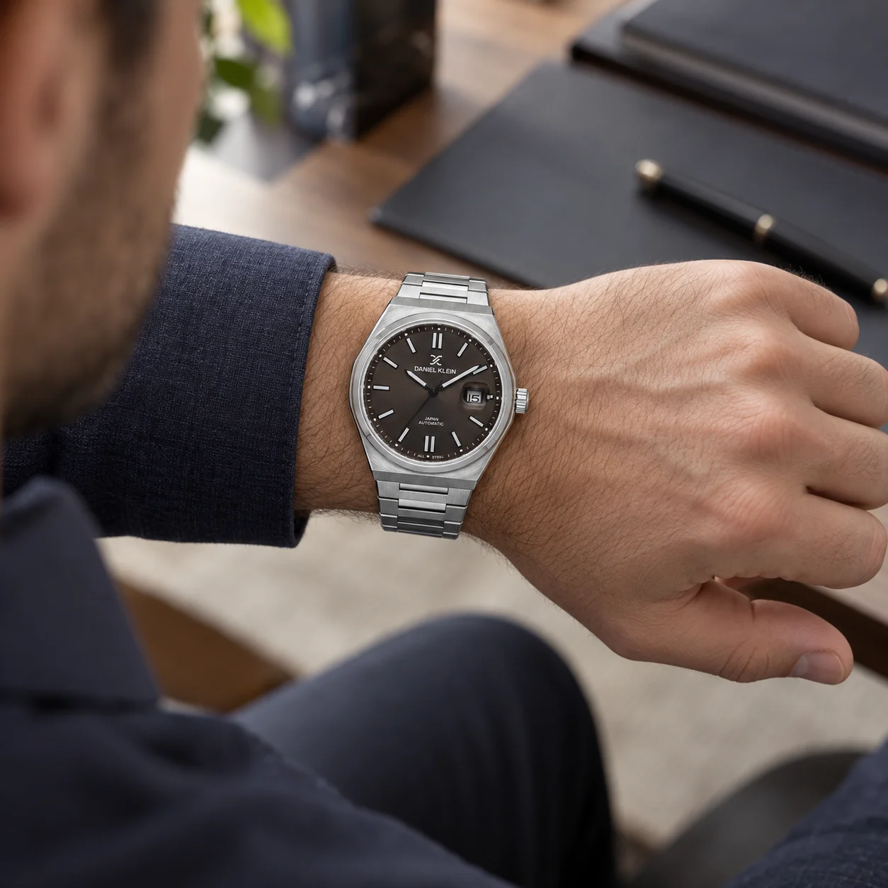 Daniel Klein Skeleton - Ceas Barbatesc Automatic Argintiu DK.1.14394-5 [2]