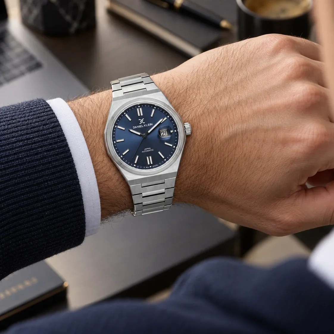 Daniel Klein Skeleton - Ceas Barbatesc Automatic Argintiu DK.1.14394-6 [2]