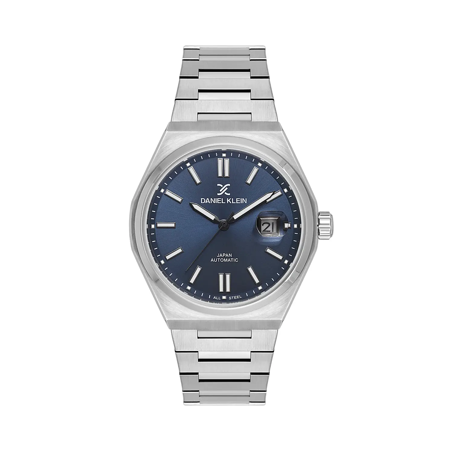 Ceasuri si Ochelari - Daniel Klein Skeleton - Ceas Barbatesc Automatic Argintiu DK.1.14394-6