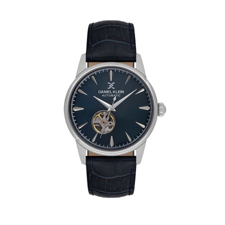 Ceasuri - Daniel Klein Skeleton - Ceas Barbatesc Automatic Bleumarin DK.1.14285-3