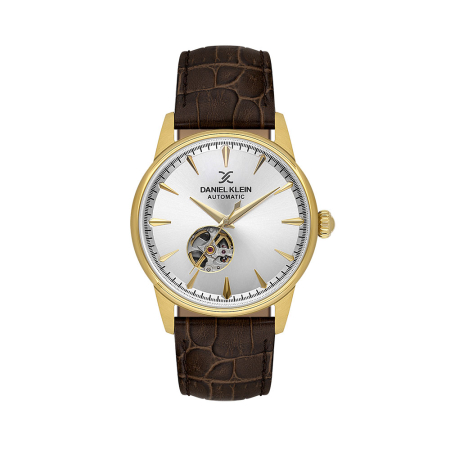 Ceasuri - Daniel Klein Skeleton - Ceas Barbatesc Automatic Maro DK.1.14285-5