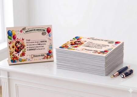 Diplome Scolare pentru Absolventi - Diplome Școlare Personalizate pentru Absolventi de scoala sau gradinita