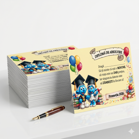 Diplome Scolare pentru Absolventi - Diplome Școlare Personalizate pentru Absolventi de scoala sau gradinita