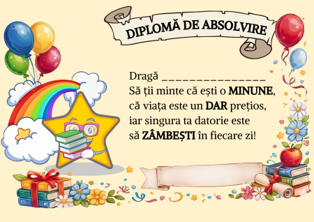Diplome Școlare Personalizate pentru Absolventi de scoala sau gradinita [1]