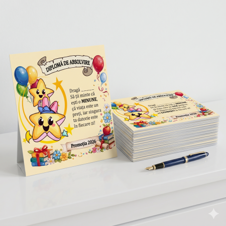Diplome Scolare pentru Absolventi - Diplome Școlare Personalizate pentru Absolventi de scoala sau gradinita