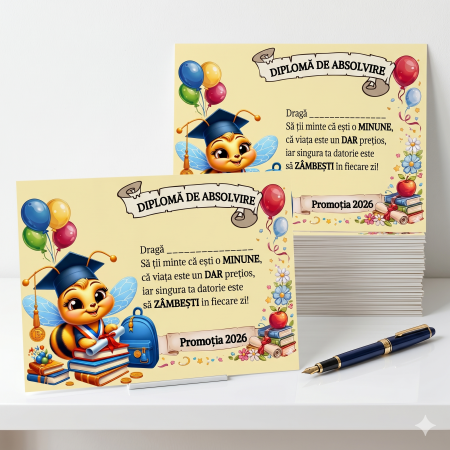 Diplome Scolare pentru Absolventi - Diplome Școlare Personalizate pentru Absolventi de scoala sau gradinita