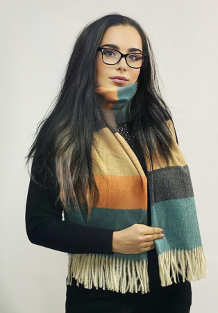 Esarfa de dama, din lana si vascoza, 70x190 cm,perfecta pentru sezomul toamna-iarna [0]