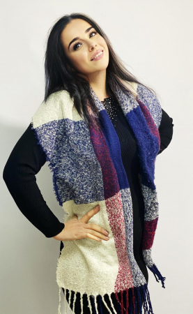 Esarfa de dama, din lana si vascoza, 70x190 cm,perfecta pentru sezomul toamna-iarna-BC1036 [1]