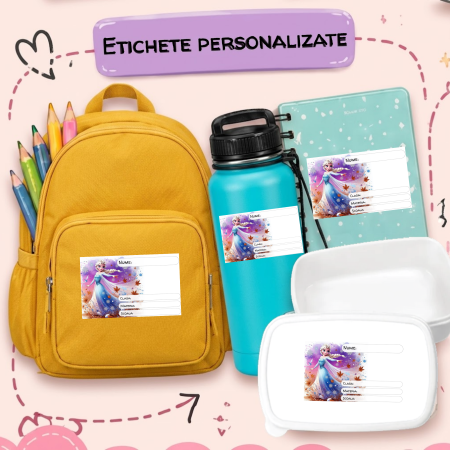 Scoli & Gradinite - Etichete Școlare cu Nume– Stickere Autoadezive pentru Copii ❤️ E-Cadou.com - e-CADOU