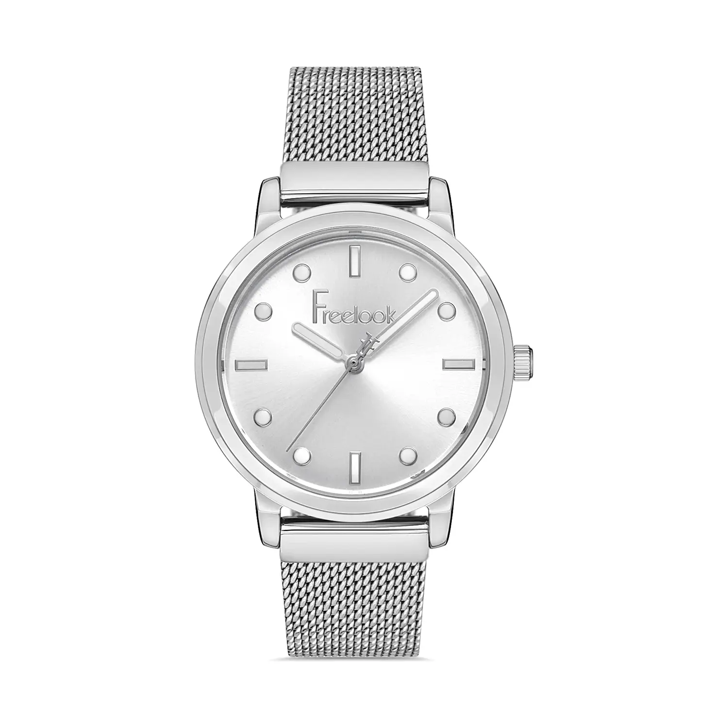 Ceasuri si Ochelari - Freelook Eiffel - Ceas Dama Quartz Argintiu FL.1.10192.1