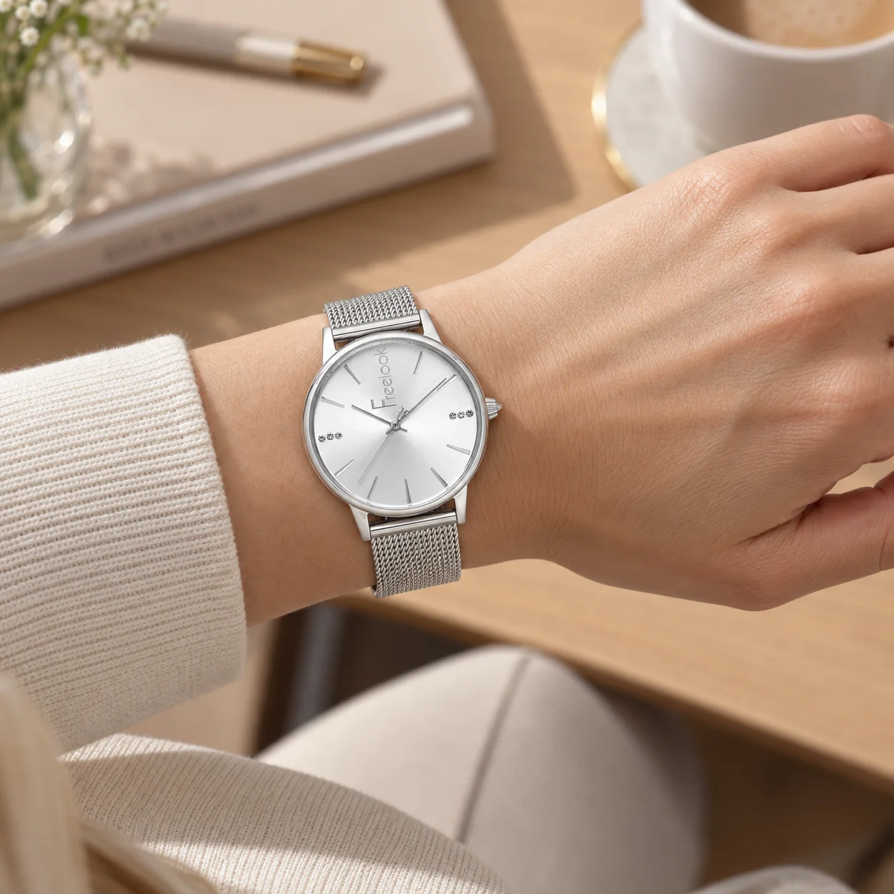 Freelook Eiffel - Ceas Dama Quartz Argintiu FL.1.10211.1 [2]