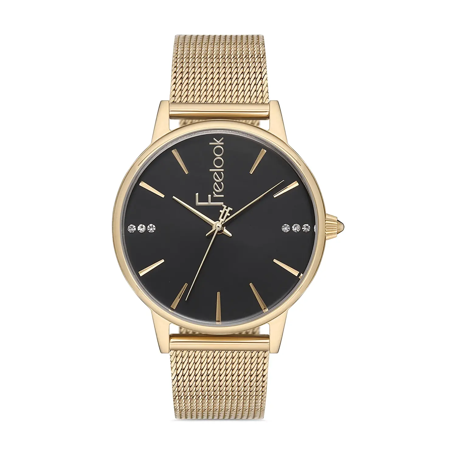 Ceasuri - Freelook Eiffel - Ceas Dama Quartz Auriu FL.1.10211.3