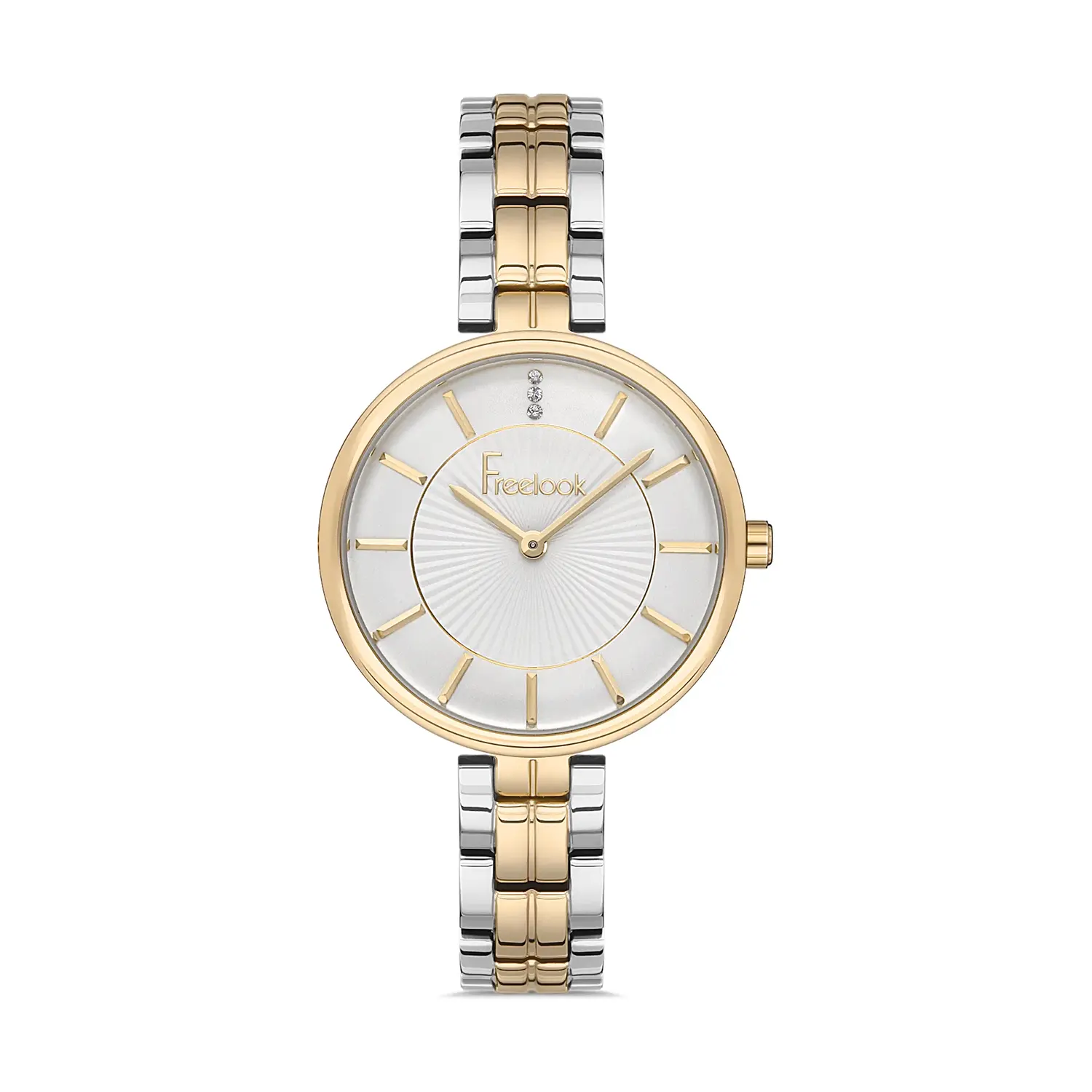 Ceasuri si Ochelari - Freelook Eiffel - Ceas Dama Quartz Auriu FL.1.10221.5