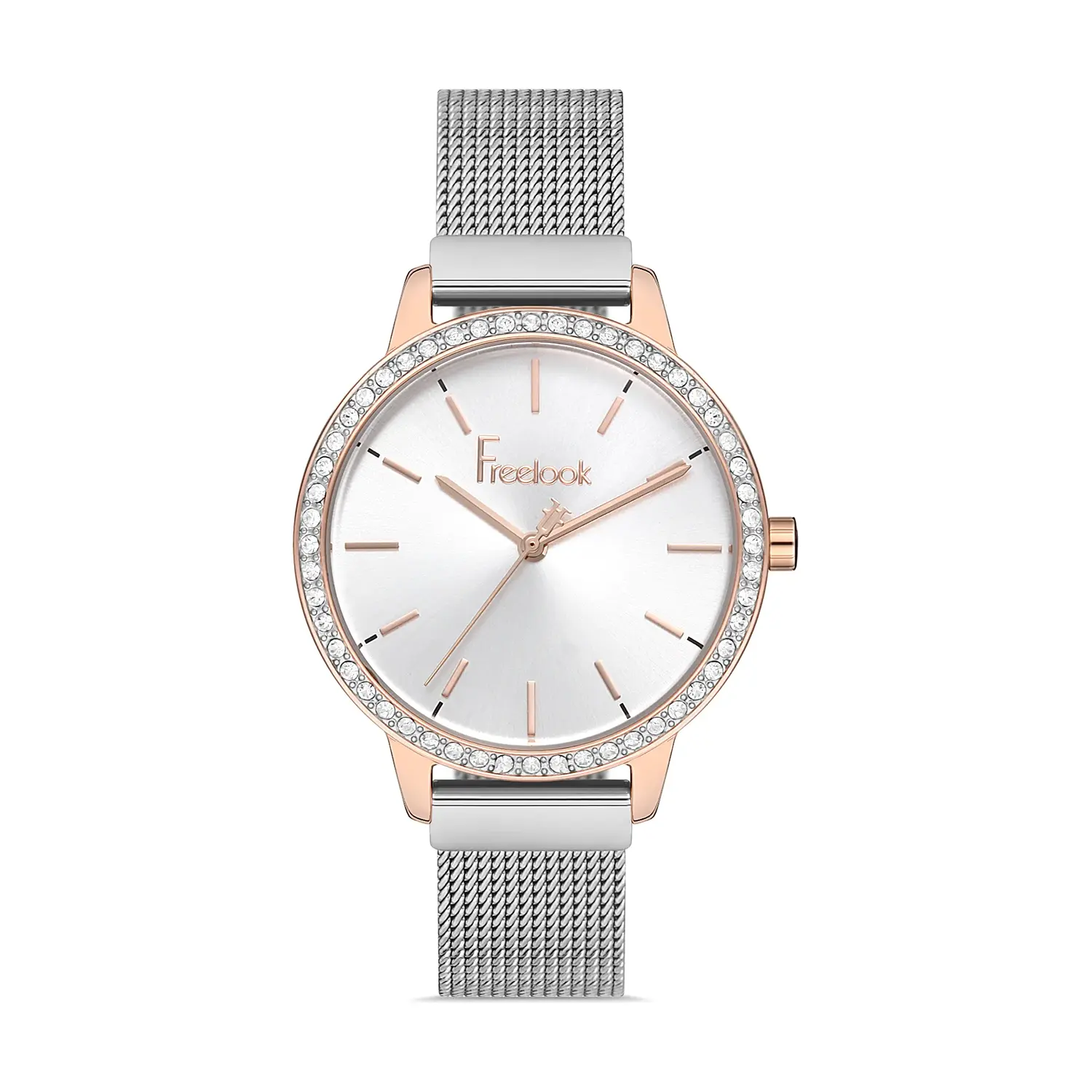 Ceasuri si Ochelari - Freelook Lumiere - Ceas Dama Quartz Argintiu FL.1.10199.4