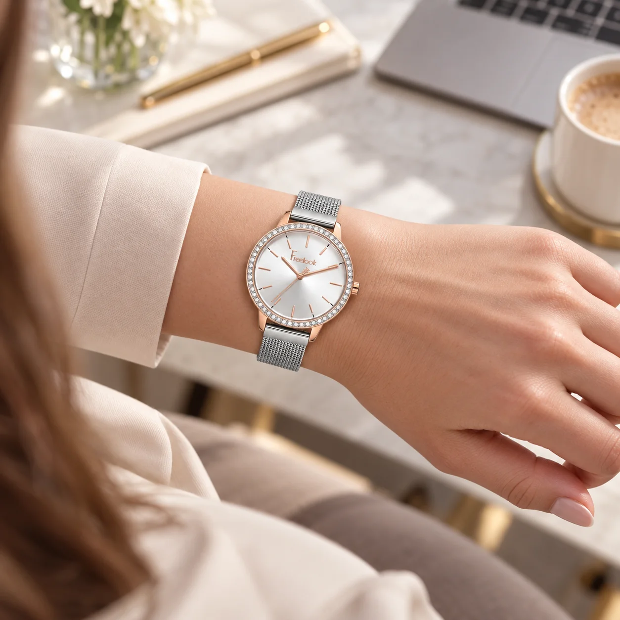 Freelook Lumiere - Ceas Dama Quartz Argintiu FL.1.10199.4 [2]