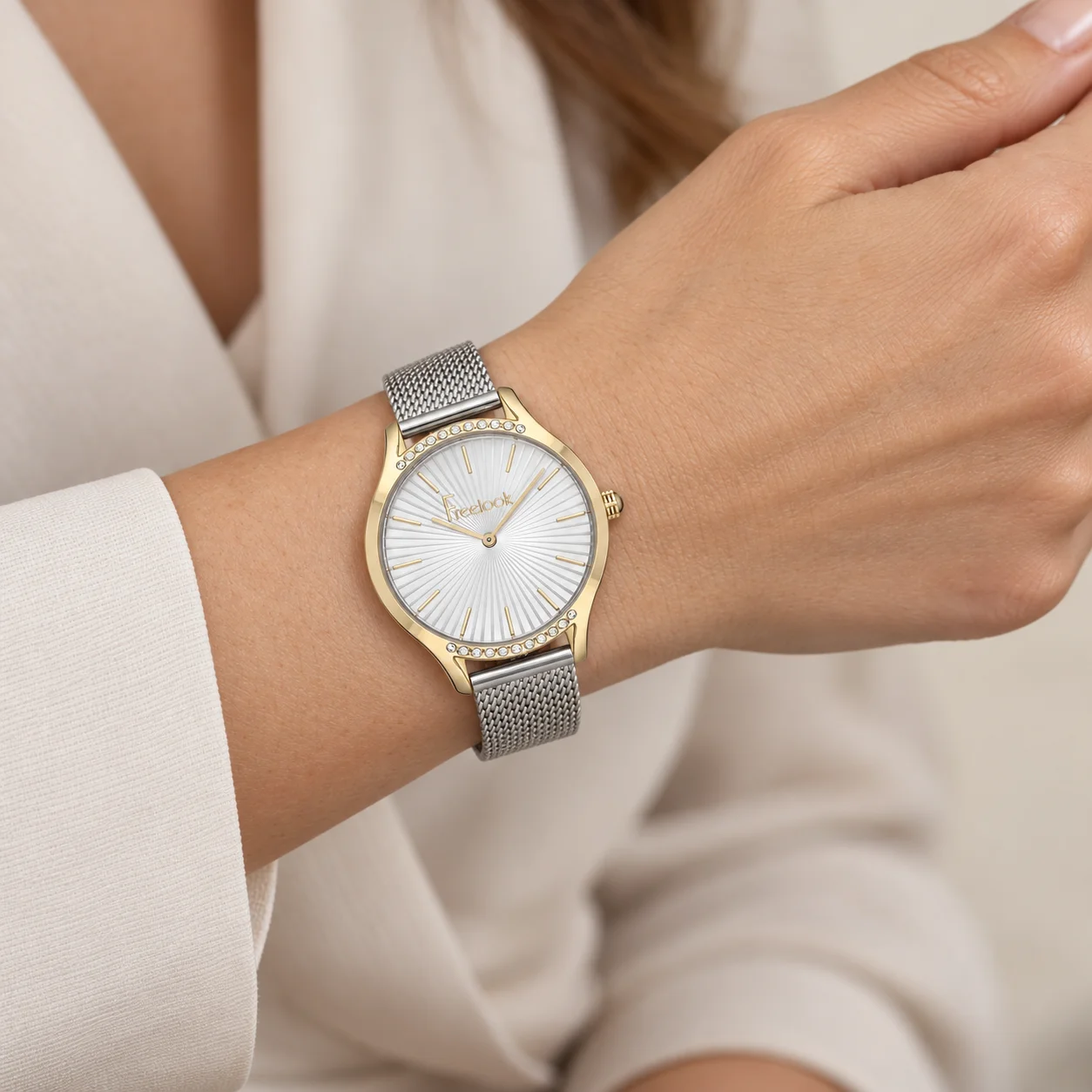 Freelook Lumiere - Ceas Dama Quartz Argintiu FL.1.10209.4 [2]