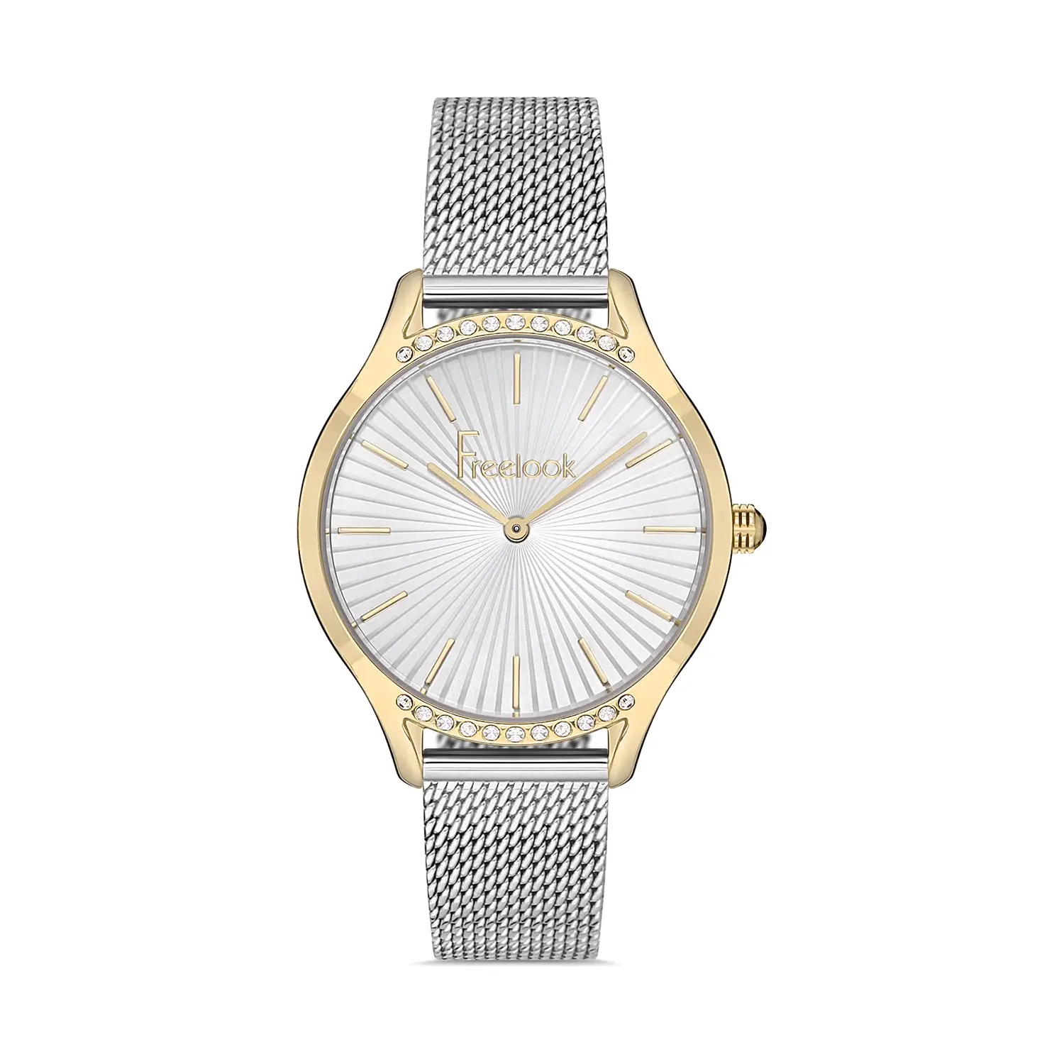 Ceasuri si Ochelari - Freelook Lumiere - Ceas Dama Quartz Argintiu FL.1.10209.4