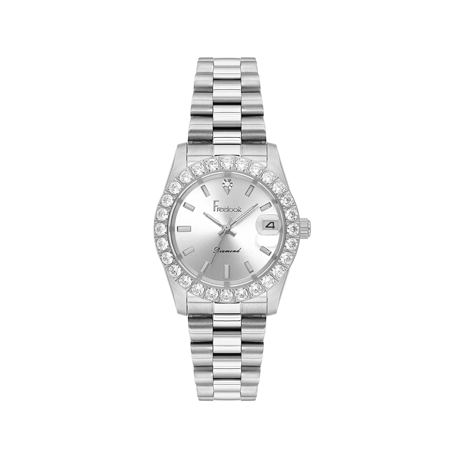 Ceasuri si Ochelari - Freelook Lumiere - Ceas Dama Quartz Argintiu FL.4.10011.1