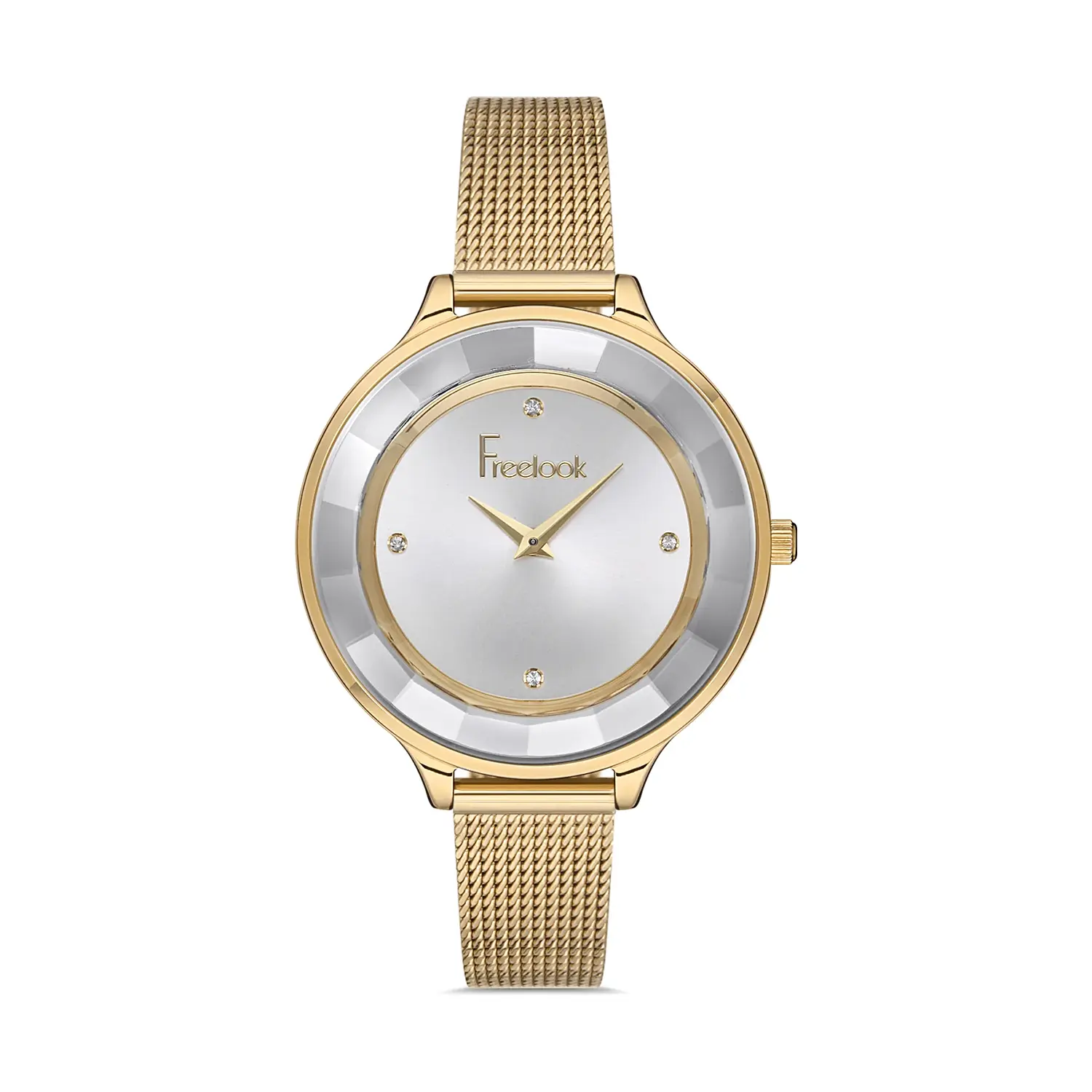 Ceasuri si Ochelari - Freelook Lumiere - Ceas Dama Quartz Auriu FL.1.10196.5