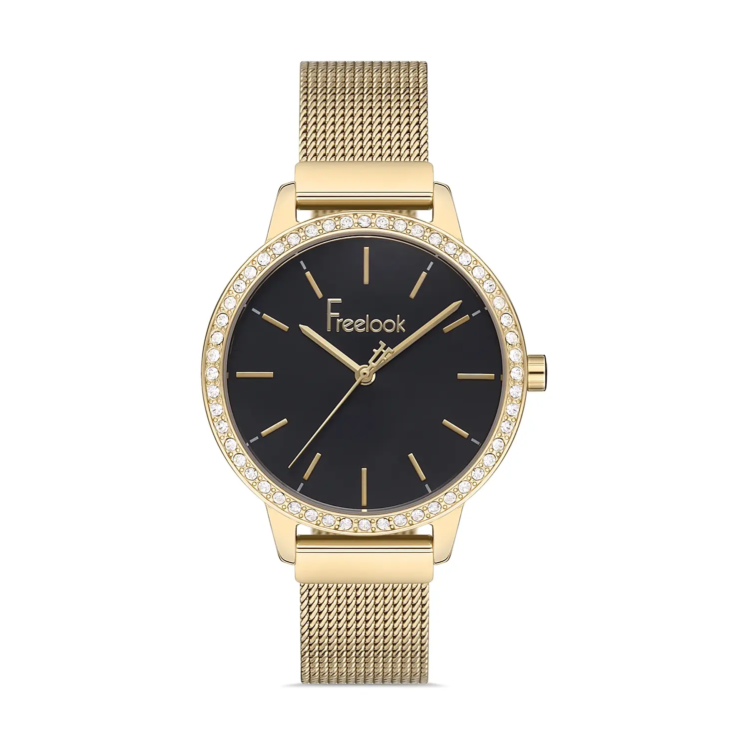 Ceasuri si Ochelari - Freelook Lumiere - Ceas Dama Quartz Auriu FL.1.10199.5