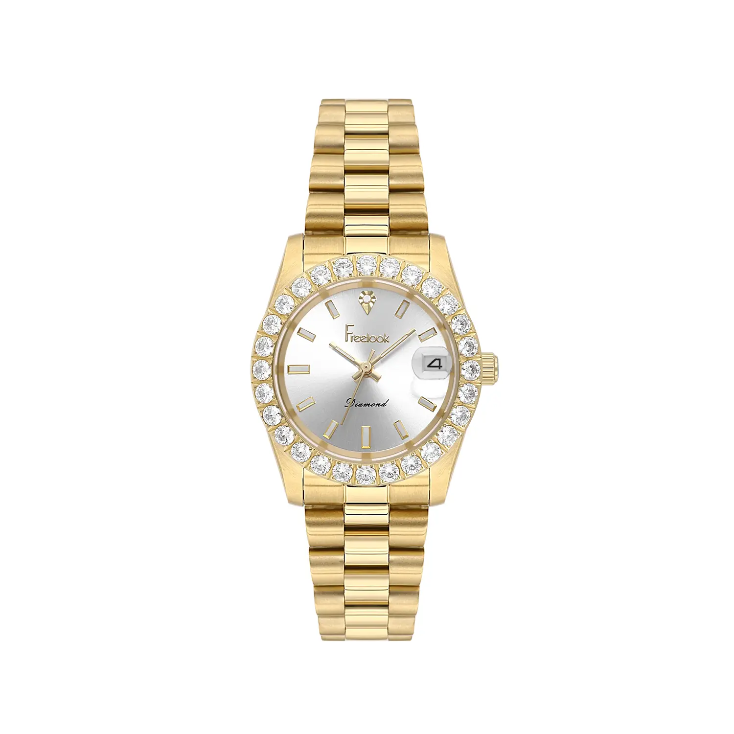 Ceasuri si Ochelari - Freelook Lumiere - Ceas Dama Quartz Auriu FL.4.10011.3