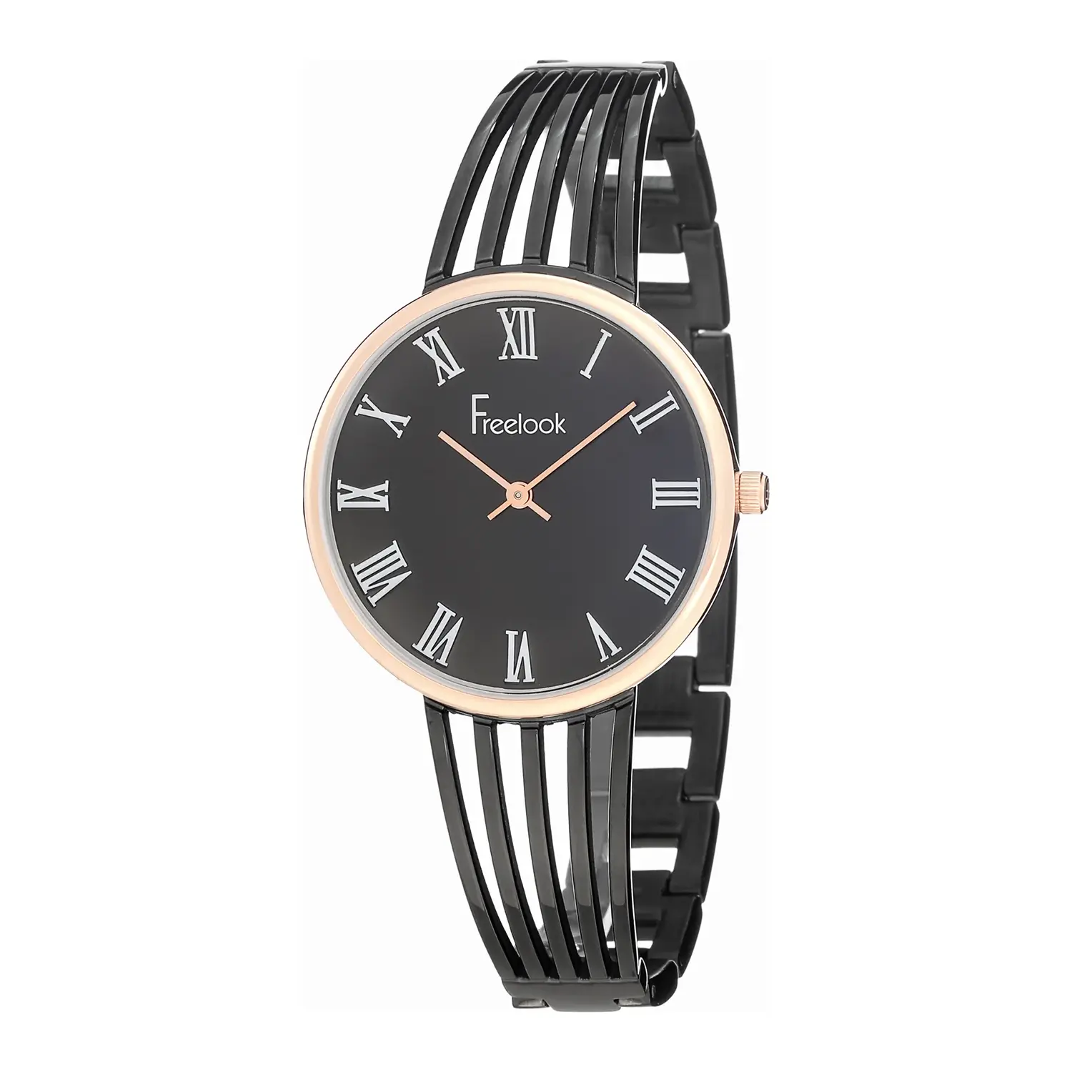 Ceasuri si Ochelari - Freelook Reine - Ceas Dama Quartz Negru FL.1.10053.3