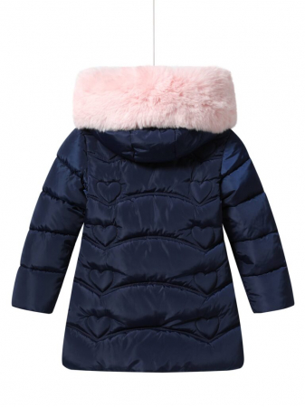 Geaca groasa fete Little HEAR bleomarin, 104-164, GloStory, GMA-3991 [1]