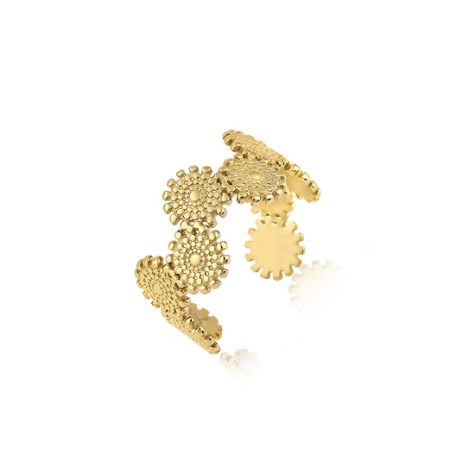 Fashion - Inel auriu, Daniel Klein, pentru dama, din otel inoxidabil, DKJ.5.40018-2