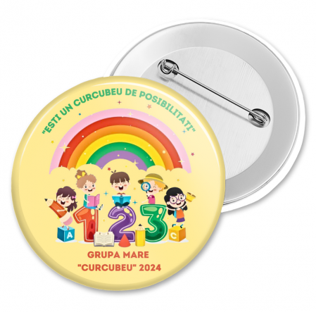 Insigne metalice si cocarde personalizate - Insigna personalizata pentru elevi sau absolvenți de coala