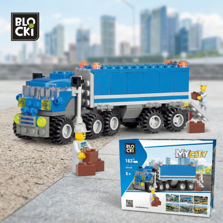 Joc de constructie Blocki My City - Camion (163 piese) [4]
