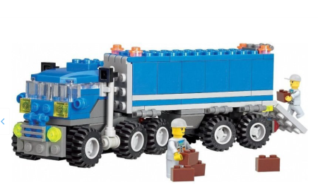 Joc de constructie Blocki My City - Camion (163 piese)