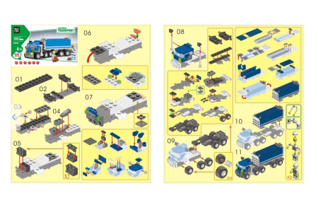 Joc de constructie Blocki My City - Camion (163 piese) [3]