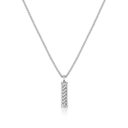 Fashion - Lant argintiu, Daniel Klein, pentru barbati, din otel inoxidabil, DKJ.15.20001-1