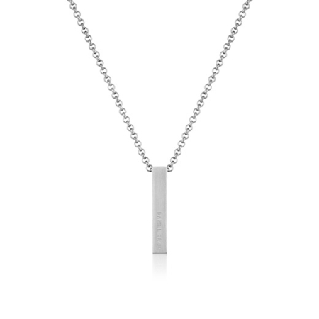 Fashion - Lant argintiu, Daniel Klein, pentru barbati, din otel inoxidabil, DKJ.6.20004-1