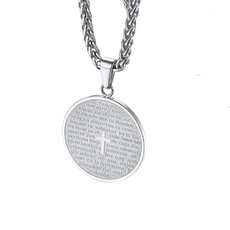 Fashion - Lant argintiu, Thia Jewelry S.Steel, pentru barbati, din otel inoxidabil, NH-N002-8