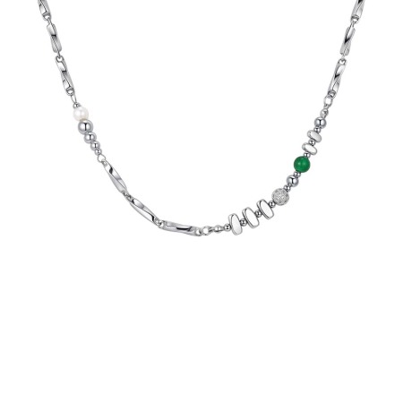 Fashion - Lant argintiu, Thia Jewelry S.Steel, pentru barbati, din otel inoxidabil, NH-N033-8