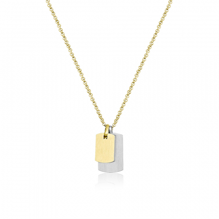 Bijuterii din inox - Lant auriu, Santa Barbara Polo, pentru barbati, din otel inoxidabil, SBJ.6.5021-2