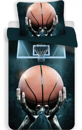 Lenjerie de pat pentru copii Basketball 140×200cm, 70×90 cm [0]