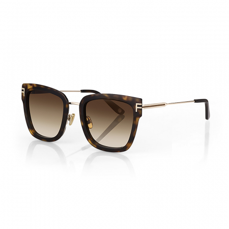 Fashion - Ochelari de soare maro, pentru dama, Freelook Sunglasses, F1007-2